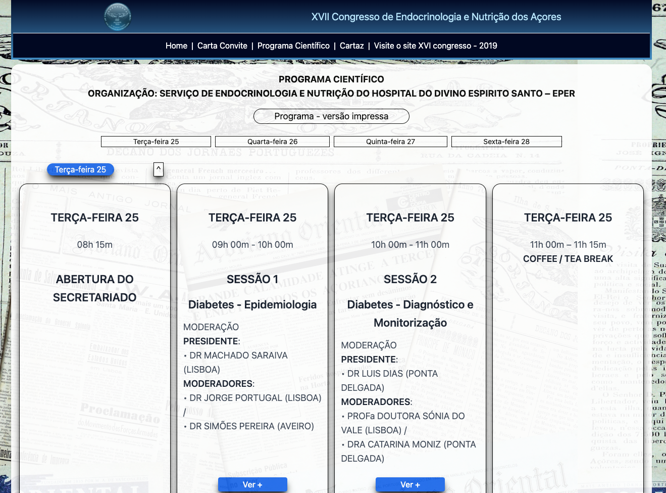 Programa Detalhado